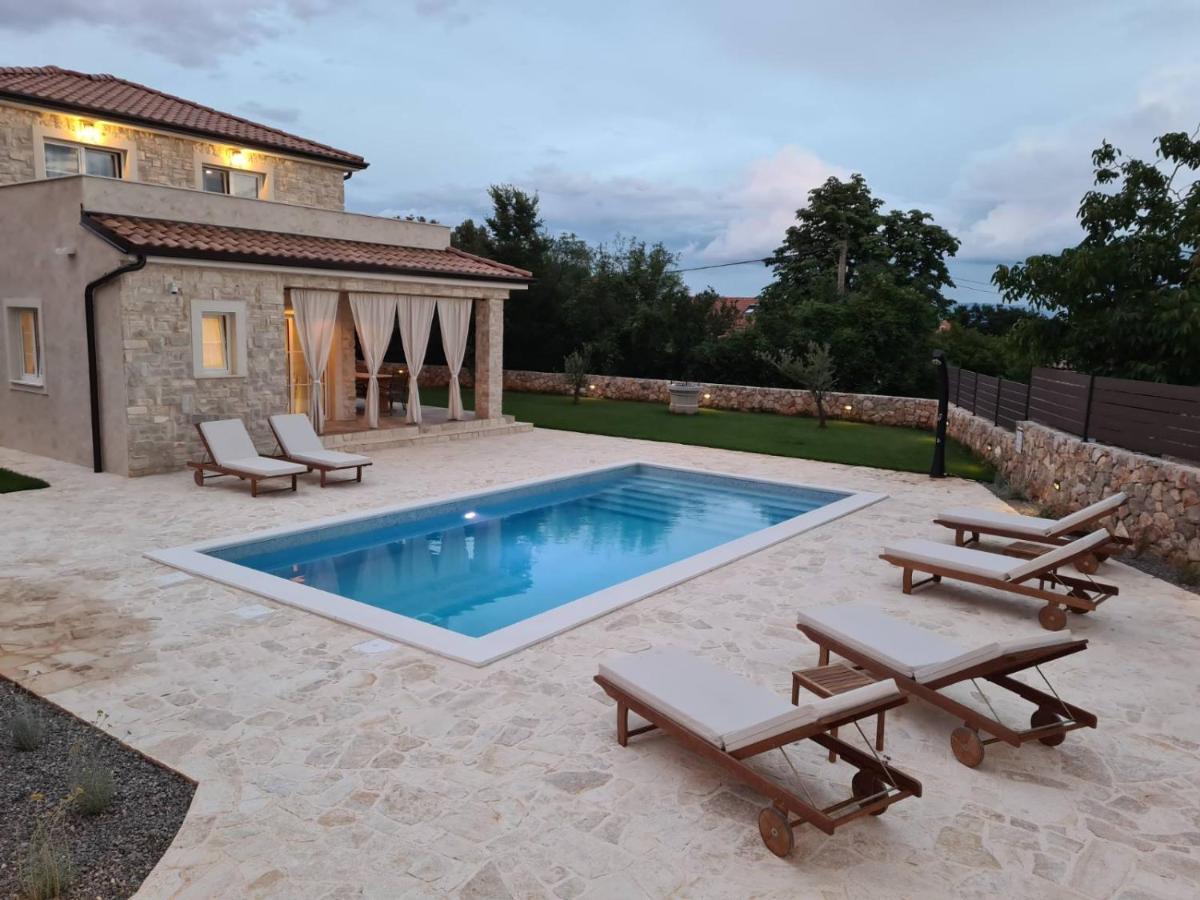 Villa Lulu Kamena Villa S Maslinikom Otok Krk Dobrinj Selo Gostinjac Veglia Exterior foto
